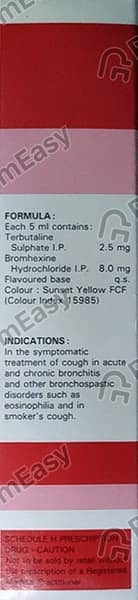 Grilinctus Bm Sugar Free Bottle Of 100ml Syrup