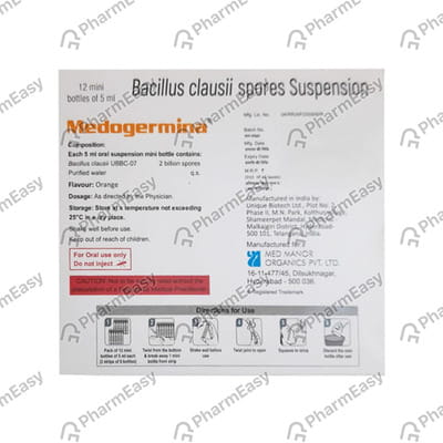 मेडोजर्मिना 5एमएल सस्पेंशन की बॉटल (6 का पैक)