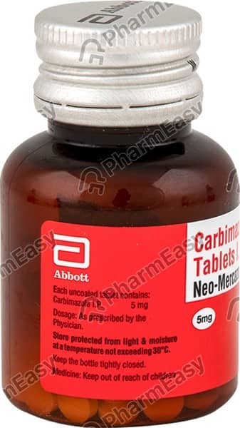 Neo Mercazole 5mg Bottle Of 120 Tablets