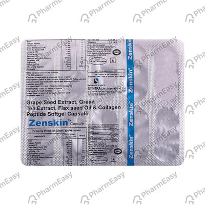 Zenskin Strip Of 10 Softgel Capsules
