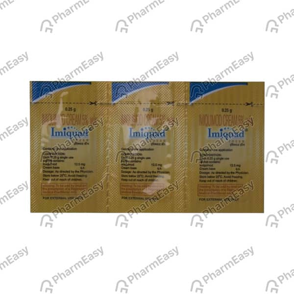 Imiquad Sachet Of 0.25Gm Cream