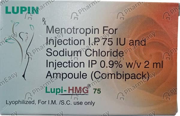 Lupi Hmg 75iu Combipack Vial Of 2ml Powder For Injection