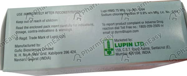 Lupi Hmg 75iu Combipack Vial Of 2ml Powder For Injection