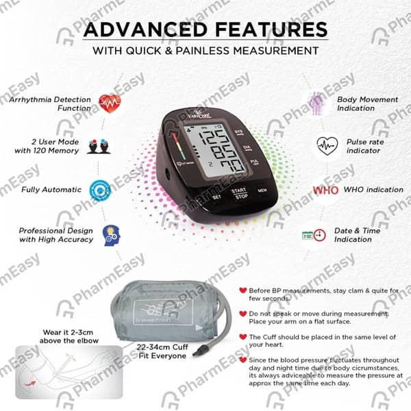 Easycare Ec9099 Digital Arm Type Bp Monitor 1 Numbers