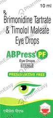 ABPRESS PF BOTTLE OF 10ML EYE DROPS