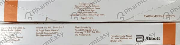 Influvac Tetra 2022/2023 Pre Filled Syringe Of 0.5ml Suspension For Vaccine