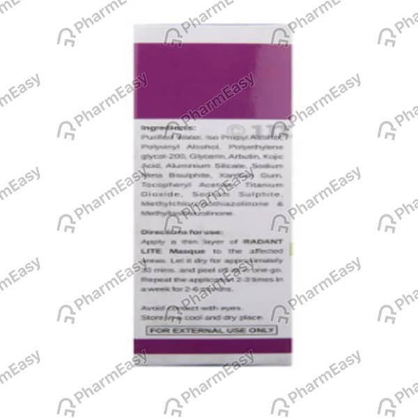 Radant Lite Masque Tube Of 50Ml Lotion
