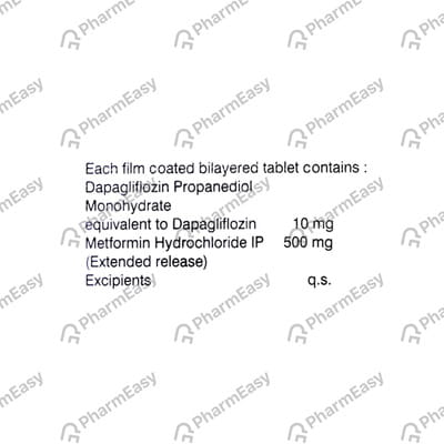 Dapagold M 10/500mg Strip Of 15 Tablets
