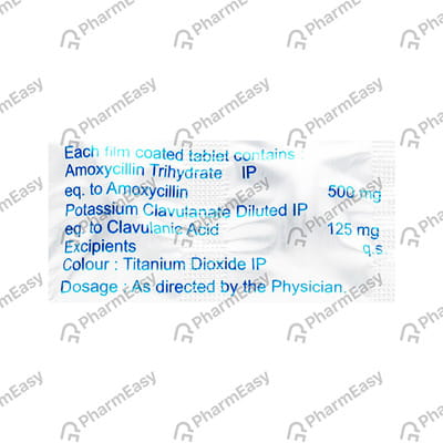 Mxson Cv 500/125mg Strip Of 10 Tablets