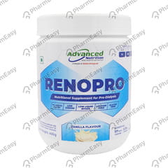 RENOPRO NUTRITIONAL SUPPLEMENT FOR PREDIALYSIS VANILLA FLAVOUR JAR OF 400 GM
