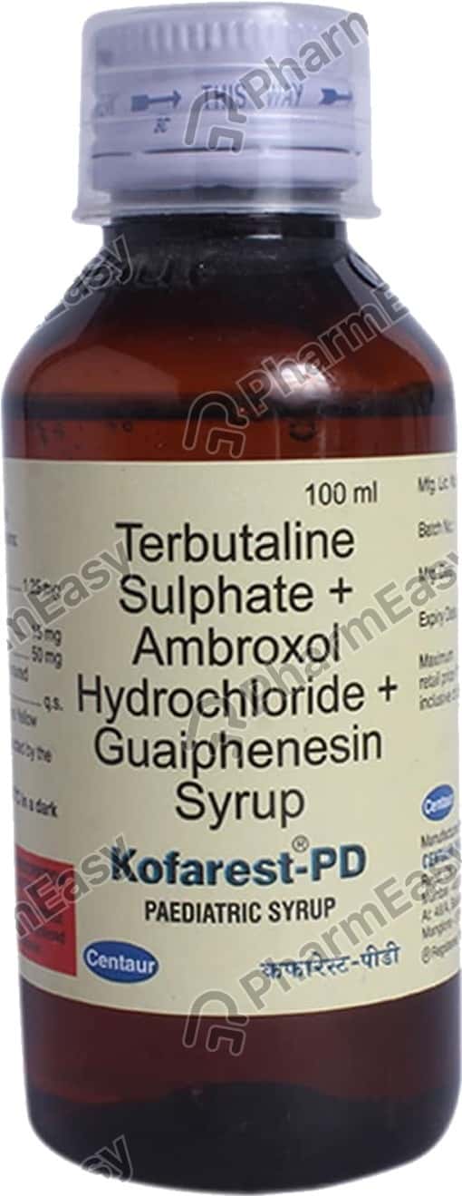 Kofarest Pd Bottle Of 100ml Syrup Uses, Side Effects, Price & Dosage