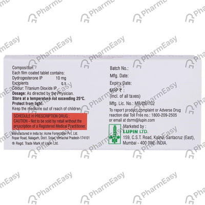 Lupihope 10mg Strip Of 10 Tablets
