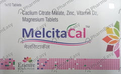 MELCITACAL STRIP OF 10 TABLETS