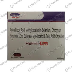 YOGAMIN PLUS STRIP OF 10 SOFTGEL CAPSULES