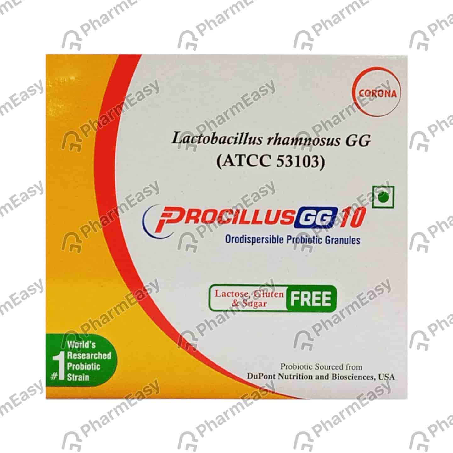 Procillus Gg 10 Sugar Free Sachet Of 1gm Granules