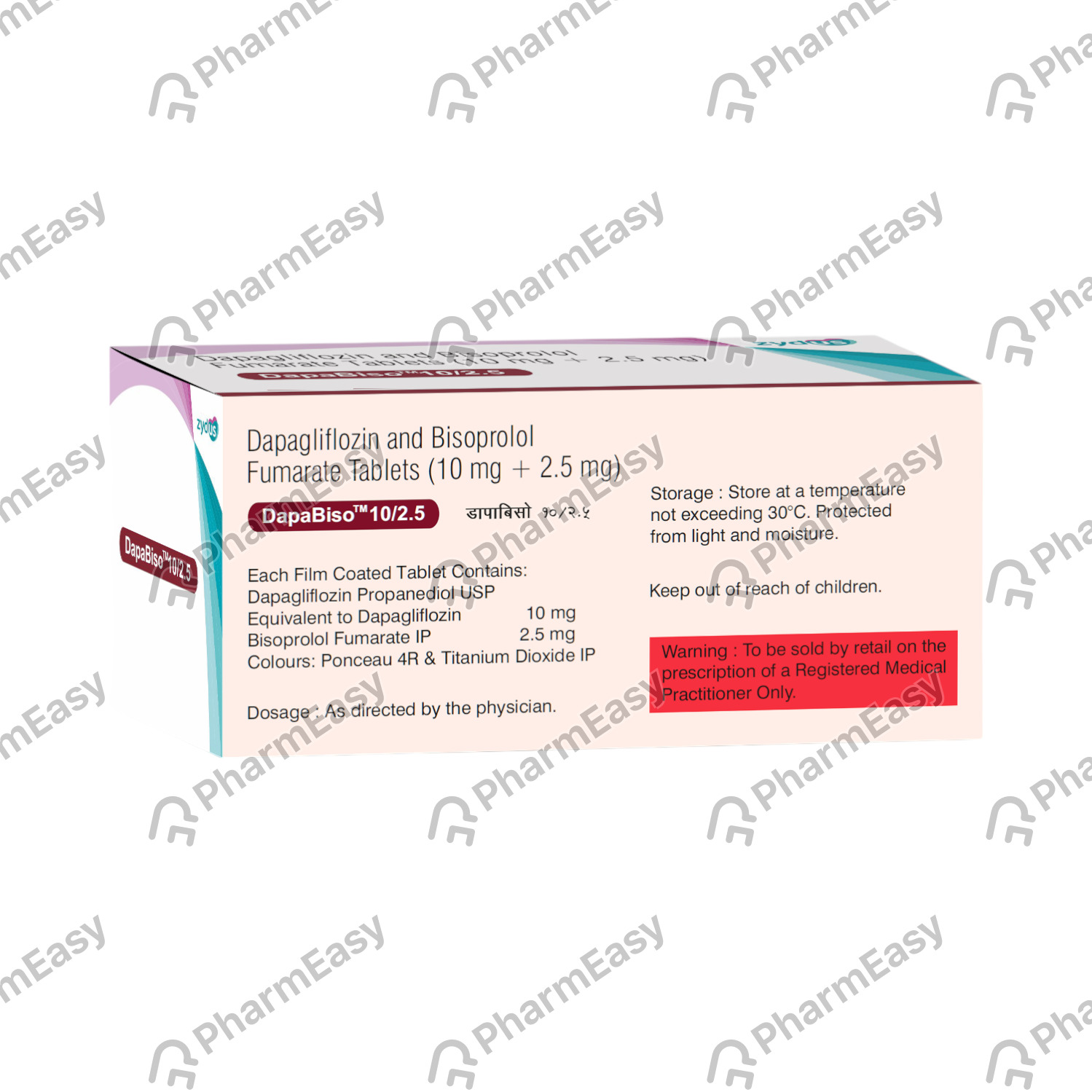 Dapabiso 10/2.5mg Strip Of 10 Tablets