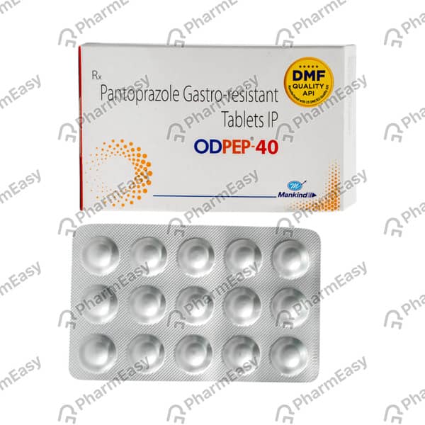 Odpep 40Mg Strip Of 10 Tablets