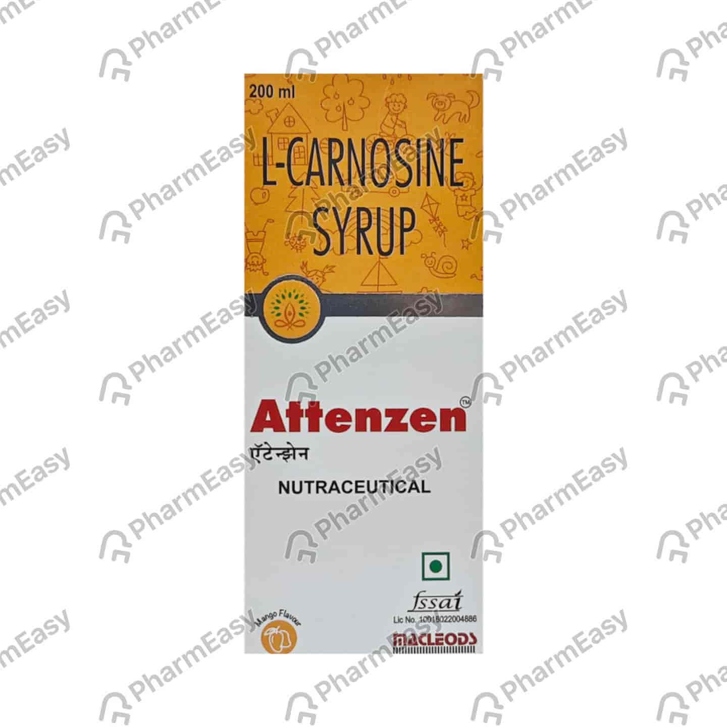 Attenzen Mango Flavour Bottle Of 200ml Syrup