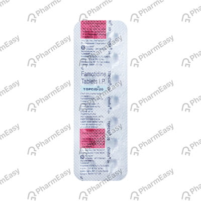 Topcid 20 Strip Of 10 Tablets