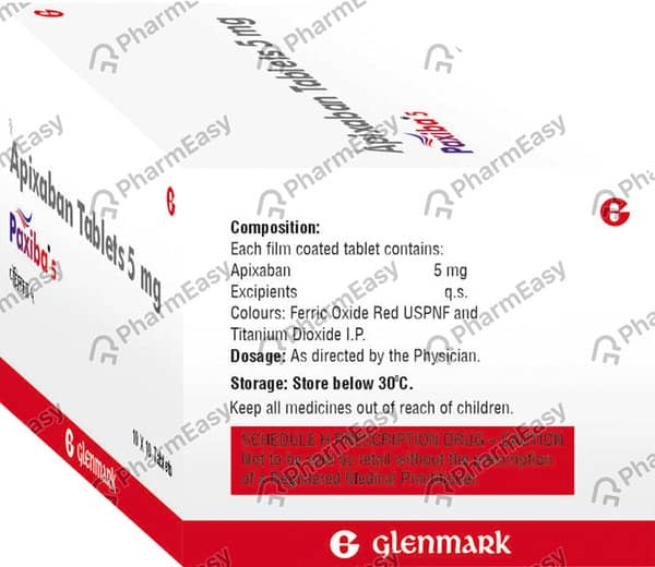 Paxiba 5mg Strip Of 10 Tablets