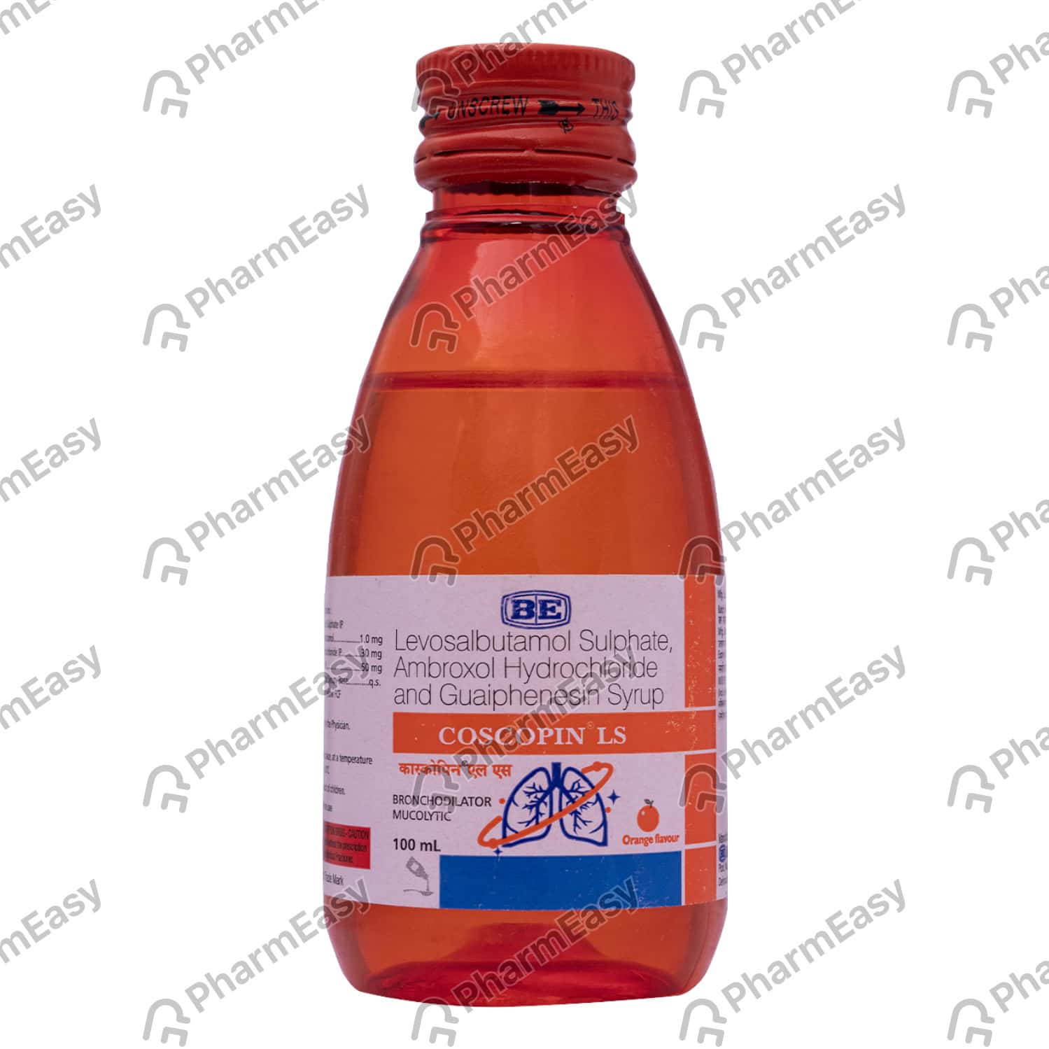Coscopin Ls Orange Flavour Bottle Of 100ml Syrup Uses, Side Effects