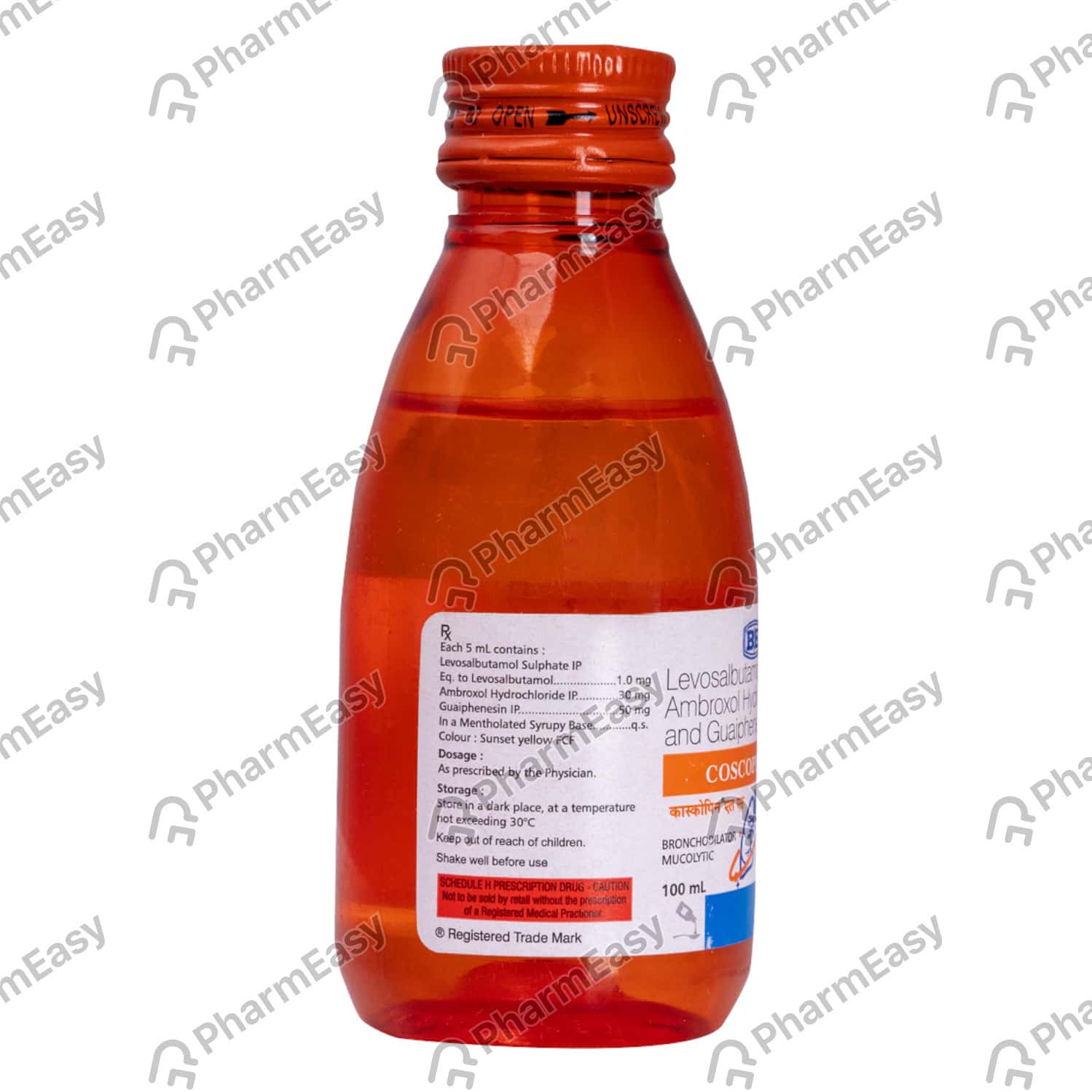 Coscopin Ls Orange Flavour Bottle Of 100ml Syrup Uses, Side Effects