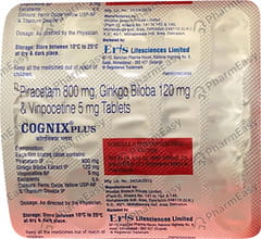 COGNIX PLUS STRIP OF 15 TABLETS