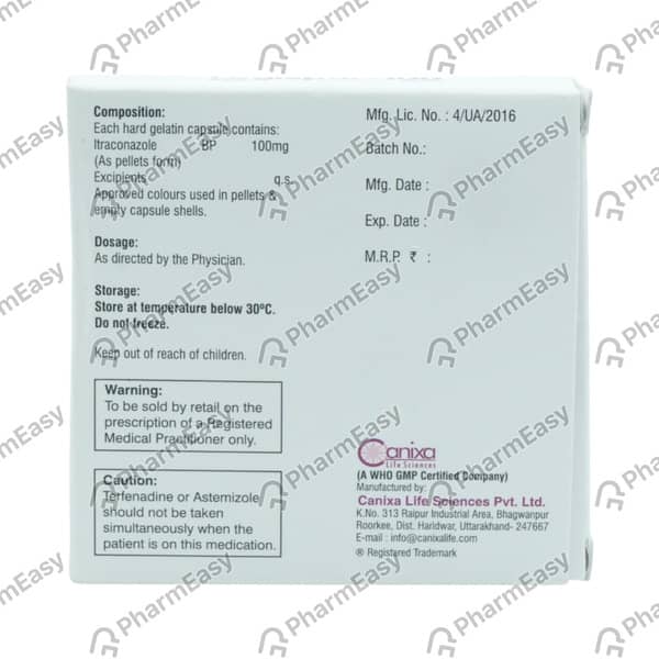 Logispor 100mg Strip Of 7 Capsules
