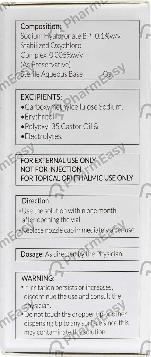 Tizy 0.1 W/V Eye Drop (10) Uses, Side Effects, Price & Dosage PharmEasy