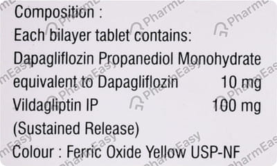 Vylda D 100/10mg Strip Of 10 Tablets