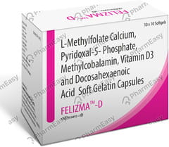 FELIZMA D STRIP OF 10 SOFTGEL CAPSULES