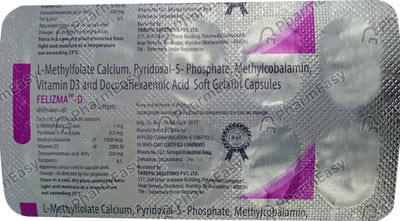 Felizma D Strip Of 10 Softgel Capsules