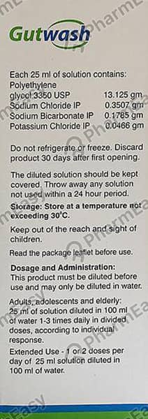 Gutwash Bottle Of 200Ml Oral Solution