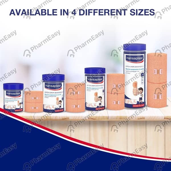 Hansaplast Cotton 10 Cm X 4 M Crepe Bandage 1 No's