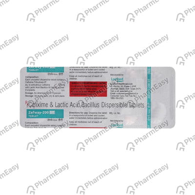 Zefway 200mg Dt Strip Of 10 Tablets