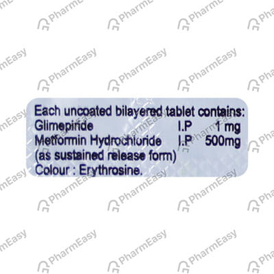 Glucobeat G 1 Strip Of 10 Tablets
