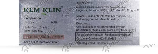 Klm Klin Soap 75Gm