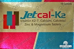 JETCAL K2 STRIP OF 10 TABLETS