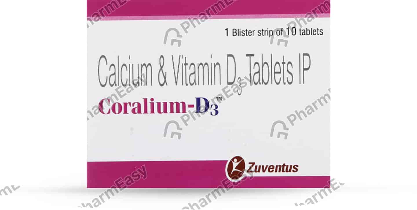Coralium D3 Strip Of 10 Tablets