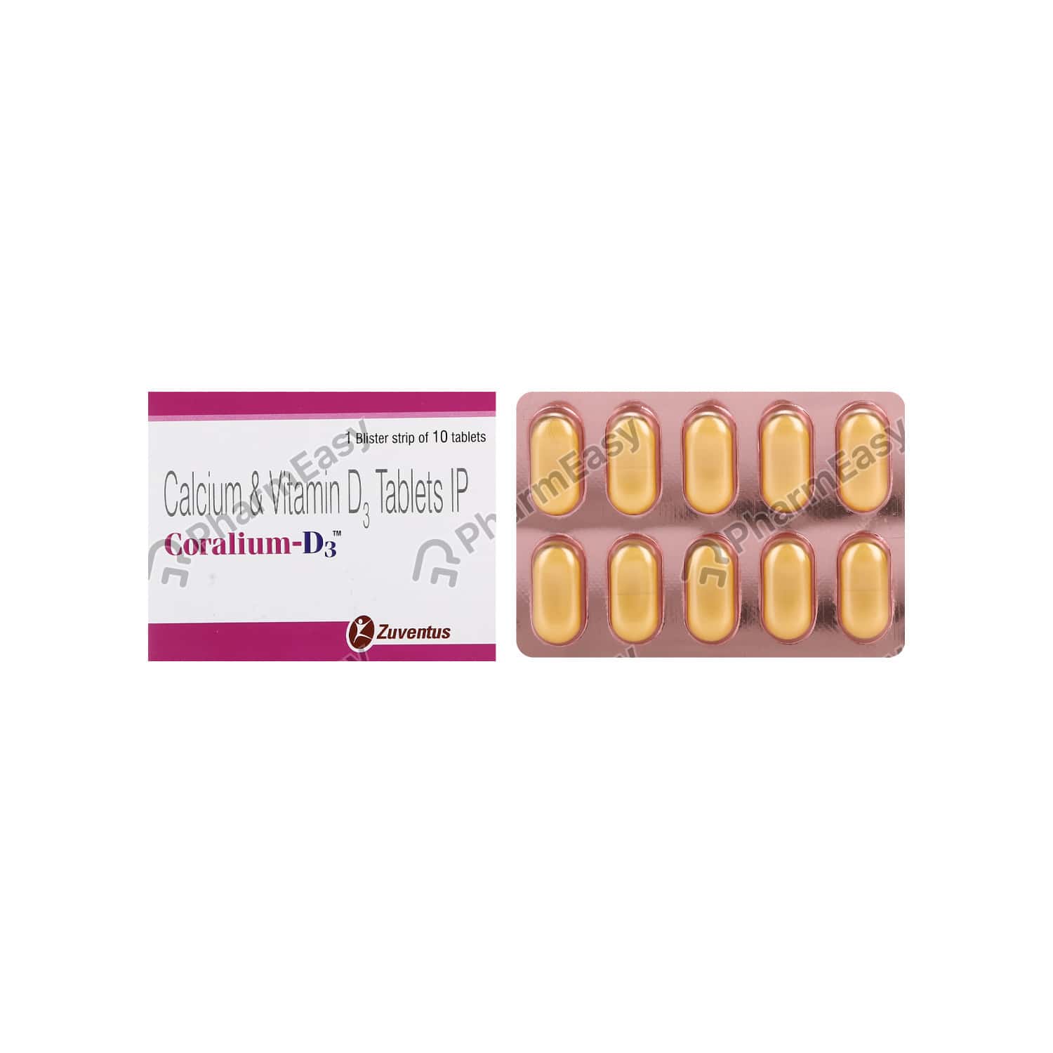 Coralium D3 Tab 10'S Uses, Side Effects, Dosage, Composition & Price