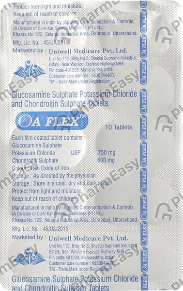 Oa Flex Strip Of 10 Tablets
