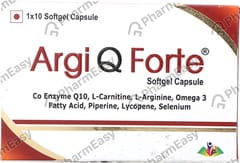 ARGI Q FORTE STRIP OF 10 SOFTGEL CAPSULES