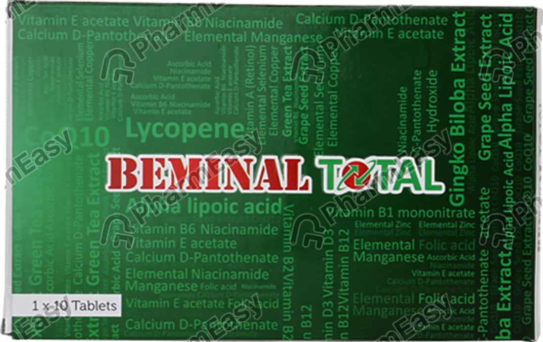 Beminal Total Strip Of 10 Tablets