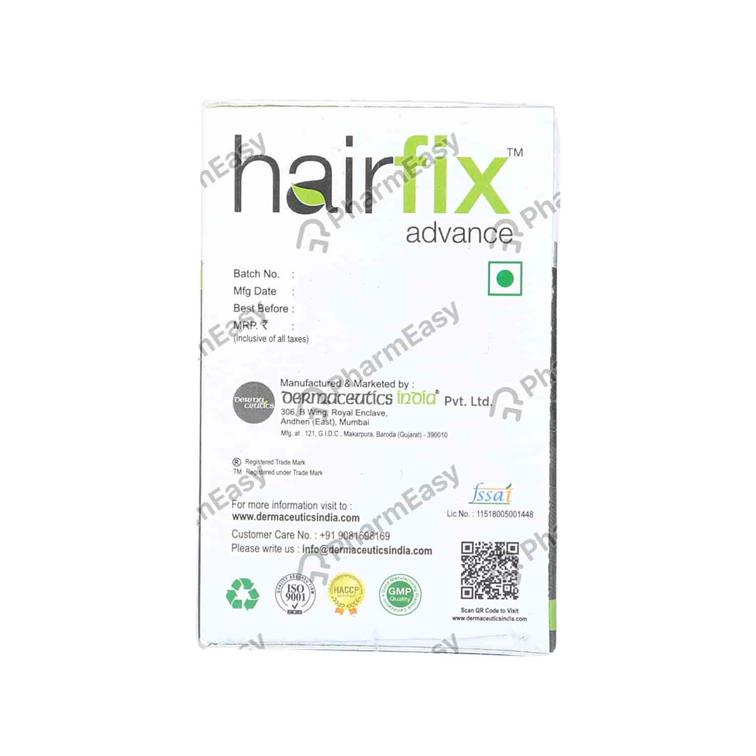 Buy Hair Fix Advance Cap Online at Flat 18 OFF* PharmEasy