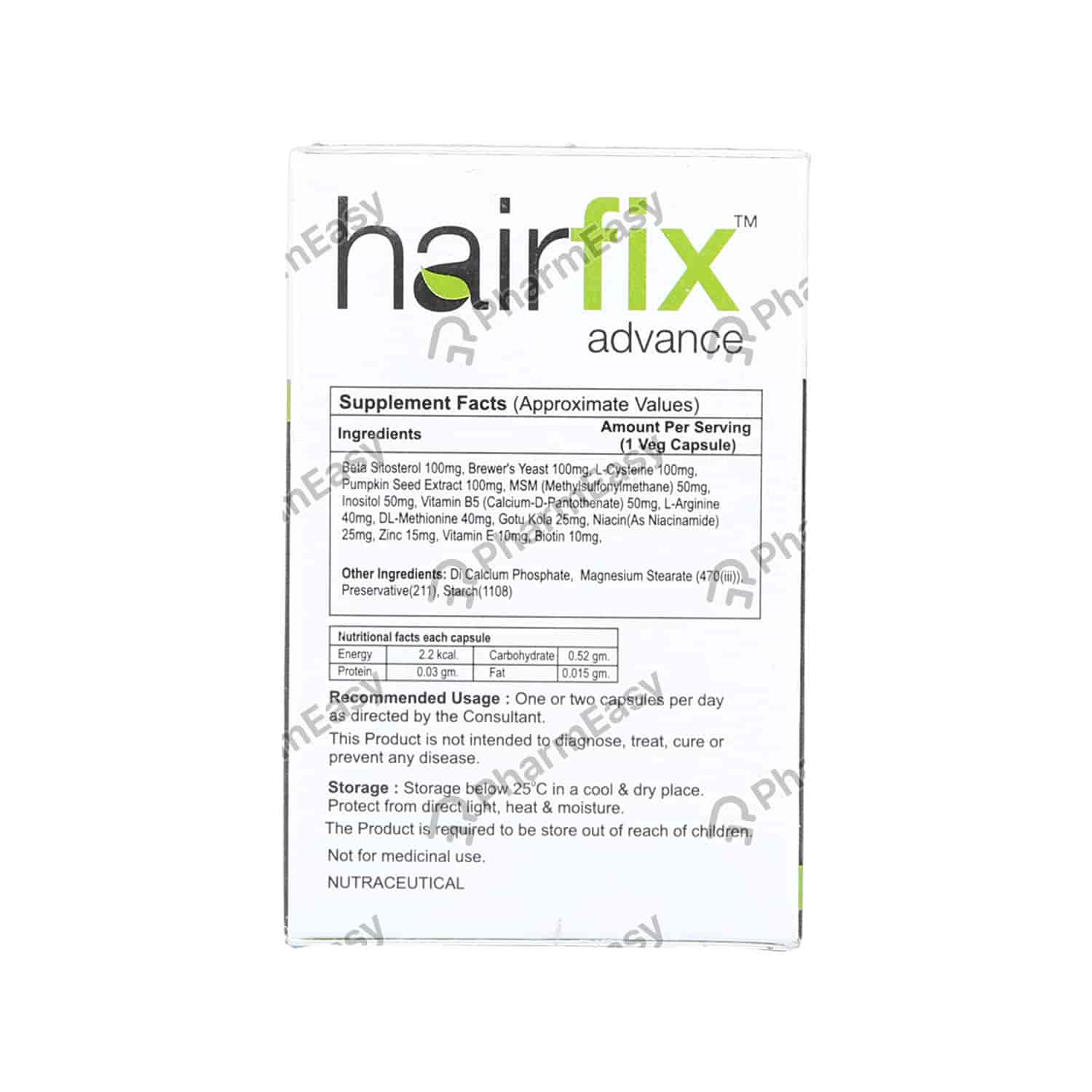 Buy Hair Fix Advance Cap Online at Flat 18 OFF* PharmEasy