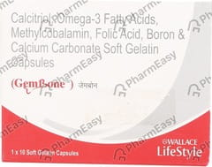 GEMBONE STRIP OF 10 SOFTGEL CAPSULES