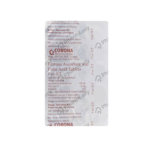 Fur Xt Strip Of 10 Tablets