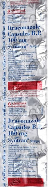 Syntran 200mg Strip Of 4 Capsule