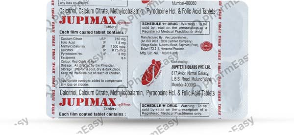 Jupimax Strip Of 10 Tablets