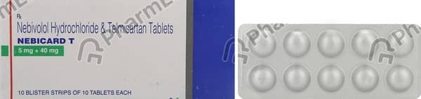 नेबिकार्ड टी की स्ट्रिप 10 टैबलेट्स